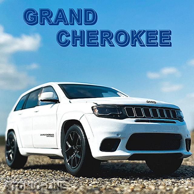 ジープ JEEP グランドチェロキー 1/32 ミニカー 全3色 ライト点灯 エンジンサウンド 合金モデル 模型の通販は