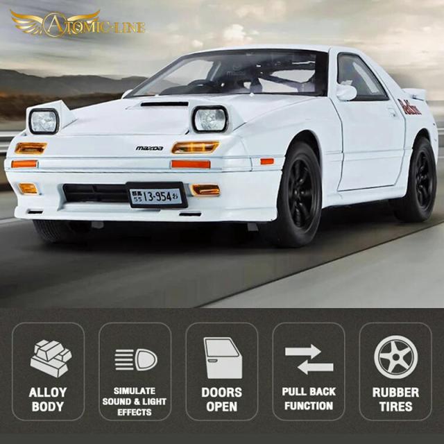Mazda RX-7 ホワイト ミニカー LEDライト付き Mazda RX-7 ホワイト ミニカー LEDライト付き - メルカリ