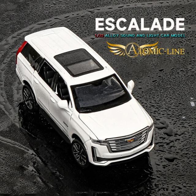 キャデラック エスカレード 1/32 ミニカー 全4色 ライト点灯 エンジンサウンド 合金モデル 模型 ジオラマ
