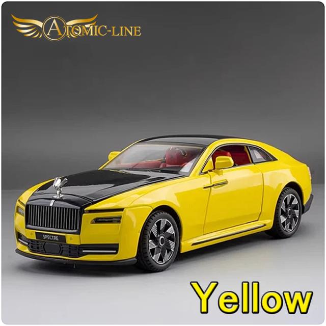 ロールスロイス スペクター 1/24 ミニカー 全4色 ライト点灯 エンジン