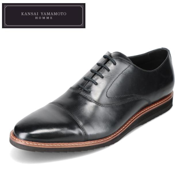 メンズ カジュアルシューズ 内羽根 ストレートチップ  KY-12013 メンズ靴 靴 シューズ ビジネス 仕事 オフィスカジュアル ビジカジ ブラック カンサイ ヤマモト KANSAI YAMAMOTOの通販は