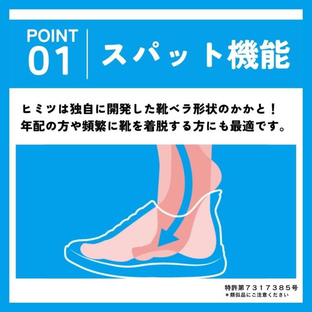HYDRO TECH ハイドロテック スパットシューズ 内羽根ストレートチップ ビジネスタイプ 幅広 3E 防水【24.5cm〜28.0cm】ブラック HD1610S メンズ_6
