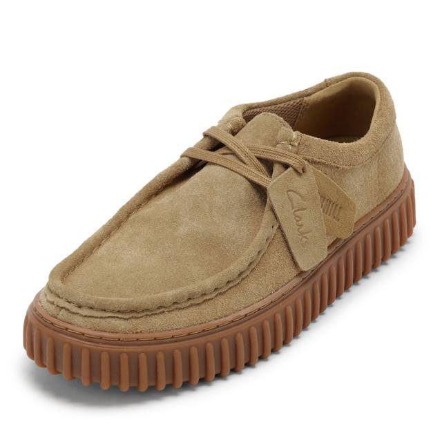 CLARKS ベージュ スエード モカシン クラークス ベージュ スエード カジュアルシューズ Clarks ベージュ