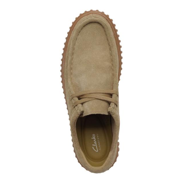 クラークス Clarks 26173471 メンズ靴 靴 シューズ 3E相当 カジュアル シューズ モカシン 厚底 軽量 Torhill Lo トーヒルロー スエード クッション性 耐久性 クラシック トレンド 人気 ブランド サンドベージュ_5