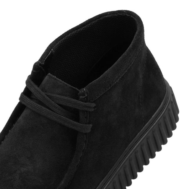 クラークス Clarks 26173664 メンズ靴 靴 シューズ 3E相当 カジュアル シューズ モカシン 厚底 軽量 Torhill Hi トーヒルハイ スエード クッション性 耐久性 クラシック トレンド 人気 ブランド ブラック_7