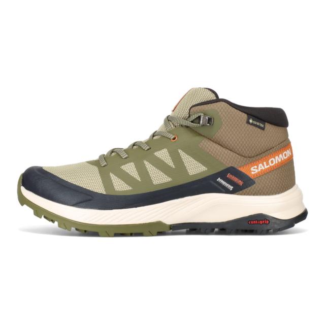 スニーカー アウトドアシューズ メンズ靴 靴 シューズ 2E相当 シンプル 安定感 人気 ブランド オリーブ サロモン Salomon L47143600