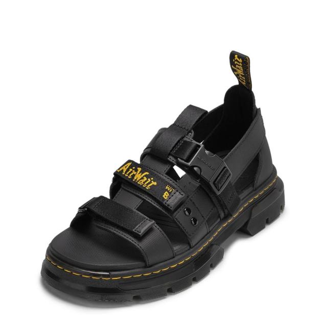 ドクターマーチン Dr.Martens 31574001M メンズ靴 靴 シューズ 3E サンダル ストラップ 軽量 Pearson 頑丈 面ファスナー レザー ステッチ 人気 ブランド ブラック