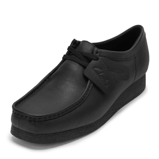 クラークス Clarks 26177832 メンズ靴 靴 シューズ 3E相当 カジュアル シューズ モカシン 防水 雨 WallabeeEVO WP ワラビーエヴォ ウォータープルーフ レザー クッション性 耐久性 グリップ力 ラバー 人気 ブランド ブラック