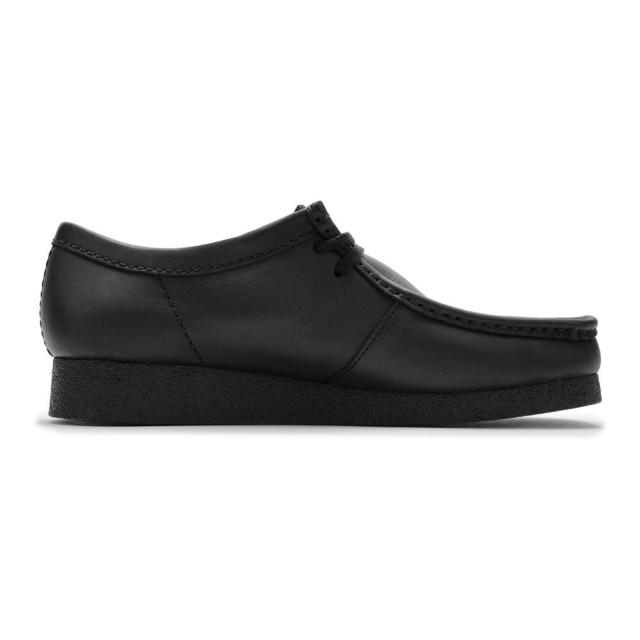 クラークス Clarks 26177832 メンズ靴 靴 シューズ 3E相当 カジュアル シューズ モカシン 防水 雨 WallabeeEVO WP ワラビーエヴォ ウォータープルーフ レザー クッション性 耐久性 グリップ力 ラバー 人気 ブランド ブラック_3