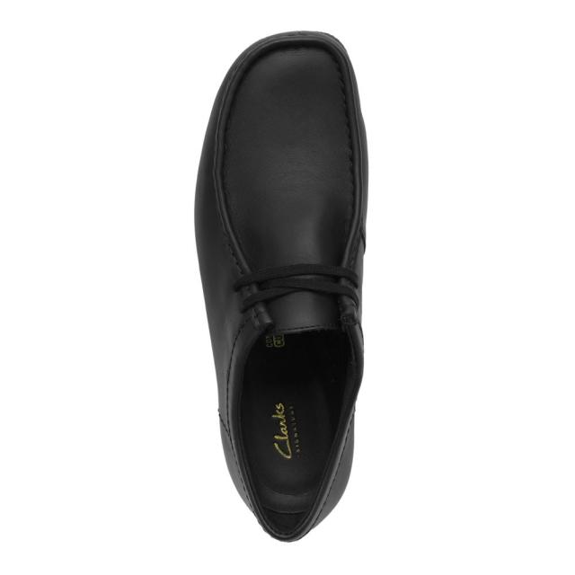 クラークス Clarks 26177832 メンズ靴 靴 シューズ 3E相当 カジュアル シューズ モカシン 防水 雨 WallabeeEVO WP ワラビーエヴォ ウォータープルーフ レザー クッション性 耐久性 グリップ力 ラバー 人気 ブランド ブラック_5