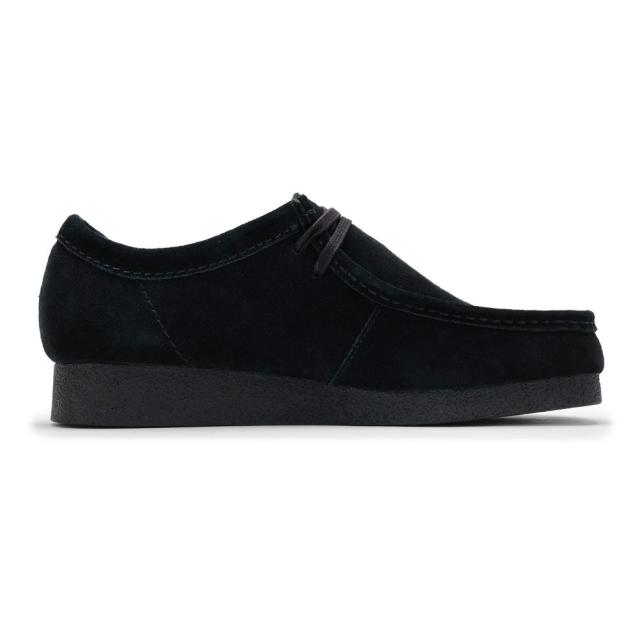 クラークス Clarks 26177833 メンズ靴 靴 シューズ 3E相当 カジュアル シューズ モカシン 防水 雨 WallabeeEVO WP ワラビーエヴォ ウォータープルーフ スエード クッション性 耐久性 グリップ力 ラバー 人気 ブランド ブラック_3
