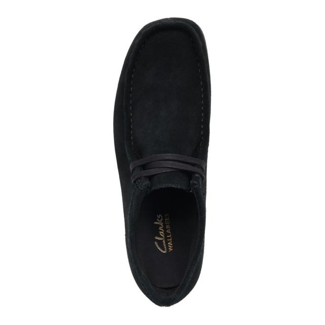 クラークス Clarks 26177833 メンズ靴 靴 シューズ 3E相当 カジュアル シューズ モカシン 防水 雨 WallabeeEVO WP ワラビーエヴォ ウォータープルーフ スエード クッション性 耐久性 グリップ力 ラバー 人気 ブランド ブラック_5