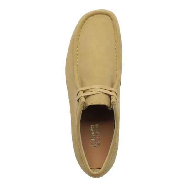 クラークス Clarks 26177834 メンズ靴 靴 シューズ 3E相当 カジュアル シューズ モカシン 防水 雨 WallabeeEVO WP ワラビーエヴォ ウォータープルーフ スエード クッション性 耐久性 グリップ力 ラバー 人気 ブランド ライトベージュ_5