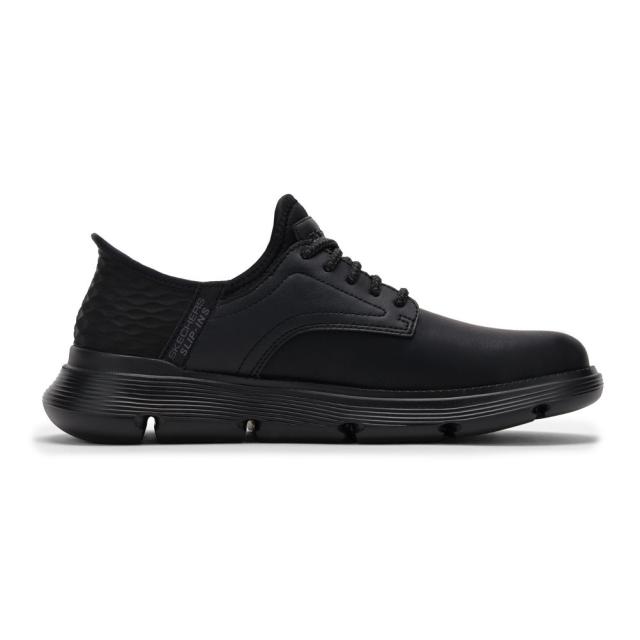 メンズ スニーカー ローカットスニーカー GARZA - GERVIN メンズ靴 靴 シューズ ブラック 205046 SKECHERS