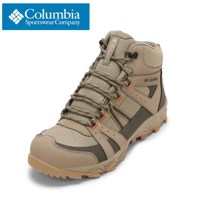 コロンビア Columbia YI7151 メンズ靴 靴 シューズ 2E スニーカー アウトドア トレッキング 防水 シューズ 軽量 セイバー オムニテック ミッド クッション性 防滑 グリップ力 フィット ハイカットスニーカー 人気 ブランド カーキ
