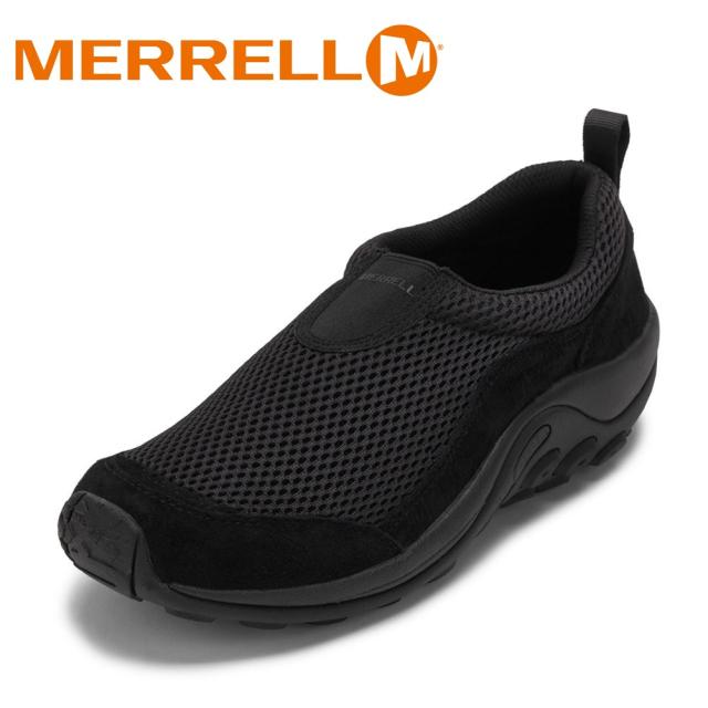 メレル MERRELL J500645 メンズ靴 靴 シューズ 2E相当 スニーカー スリッポン 軽量 JUNGLE MOC BREEZE ジャングルモックブリーズ 衝撃吸収 クッション性 耐久性 EVA ローカットスニーカー 人気 ブランド ブラック