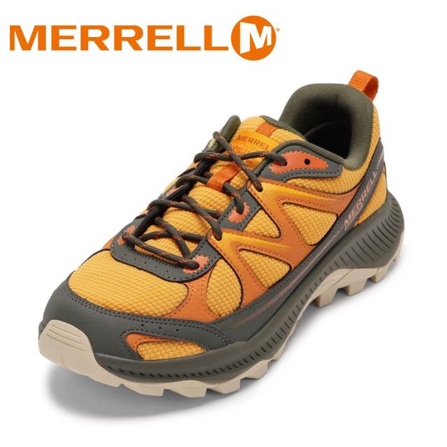 メレル MERRELL J500657 メンズ靴 靴 シューズ 2E相当 スニーカー アウトドア シューズ 防水 TEMPO EXP SPORT WP ハイキング キャンプ 晴雨兼用 ローカットスニーカー 限定 人気 ブランド イエロー