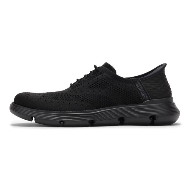 スケッチャーズ SKECHERS 205303 メンズ靴 靴 シューズ 2E スリップインズ スニーカー GARZA-PALMA 通気性 クッション性 ローカットスニーカー 人気 ブランド ブラック_1