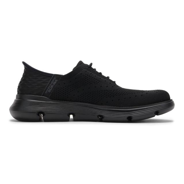スケッチャーズ SKECHERS 205303 メンズ靴 靴 シューズ 2E スリップインズ スニーカー GARZA-PALMA 通気性 クッション性 ローカットスニーカー 人気 ブランド ブラック_3