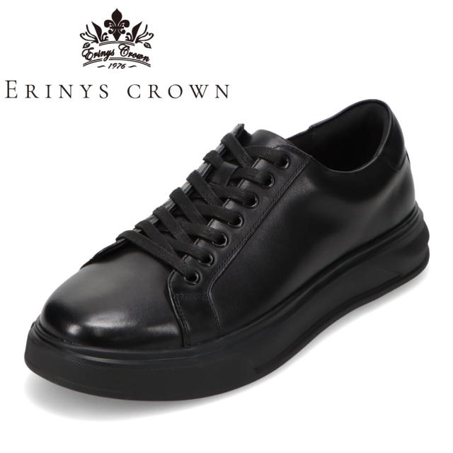 エリニュス・クラウン ERINYS CROWN ER-0357 メンズ靴 靴 シューズ 3E ビジネスシューズ カジュアルシューズ 革靴 本革 通勤 オフィス 衝撃吸収 ツヤ ヴィンテージ シンプル ブラック