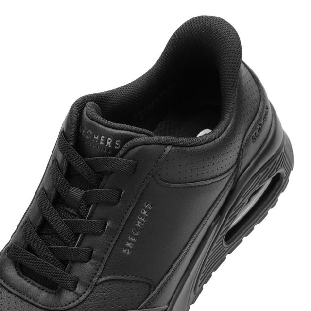 スケッチャーズ SKECHERS 183023W 4E相当 スニーカー スリップインズ UNO - BANKSIA LUXE ストレッチ ローカットスニーカー 人気 ブランド ブラック×ブラック