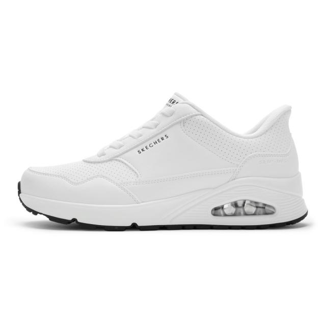 スケッチャーズ SKECHERS 183023W 4E相当 スニーカー スリップインズ UNO - BANKSIA LUXE ストレッチ ローカットスニーカー 人気 ブランド ホワイト