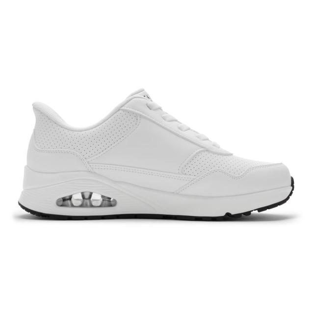スケッチャーズ SKECHERS 183023W 4E相当 スニーカー スリップインズ UNO - BANKSIA LUXE ストレッチ ローカットスニーカー 人気 ブランド ホワイト
