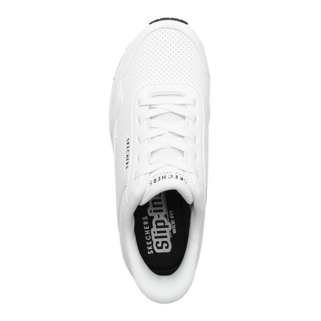 スケッチャーズ SKECHERS 183023W 4E相当 スニーカー スリップインズ UNO - BANKSIA LUXE ストレッチ ローカットスニーカー 人気 ブランド ホワイト