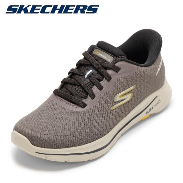 スケッチャーズ SKECHERS 216783 スニーカー ウォーキング シューズ 軽量 スリップインズ クッション性 GO WALK 8 ストレッチ ローカットスニーカー 人気 ブランド ベージュ