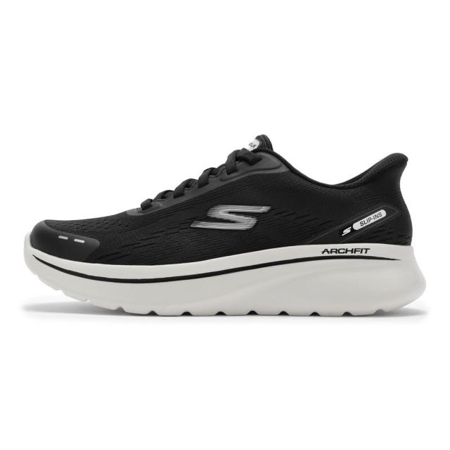 スケッチャーズ SKECHERS 217075 メンズ靴 靴 シューズ 2E スニーカー 軽量 スリップインズ ハンズフリー メッシュ クッション性 GO WALK ARCH FIT N-J フィット ローカットスニーカー 人気 ブランド ブラック×ホワイト