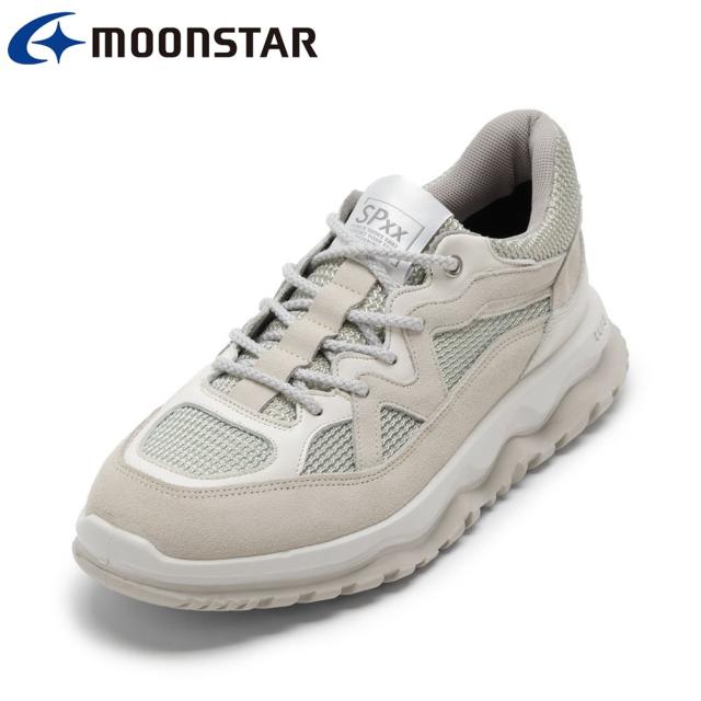 ムーンスター moonstar SX 78C07PL メンズ靴 靴 シューズ 2E スニーカー 軽量 吸湿 速乾  滑りにくい 防滑 メッシュ 反発性 弾力性 衝撃吸収 レザー ローカットスニーカー 人気 ブランド ナチュラル