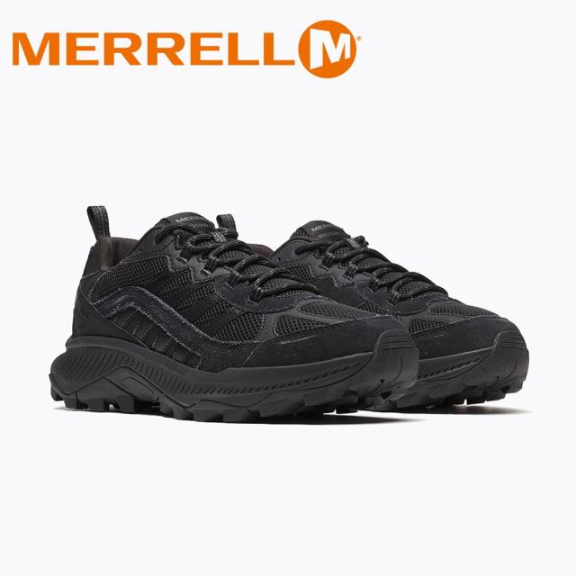 メレル MERRELL J007203 メンズ靴 靴 シューズ 2E スニーカー トレイルランニング トレラン シューズ 軽量 通気性 メッシュ 衝撃吸収 グリップ性 SPEED STRIKE 2 TREK 耐久性 EVA ローカットスニーカー 人気 ブランド ブラック