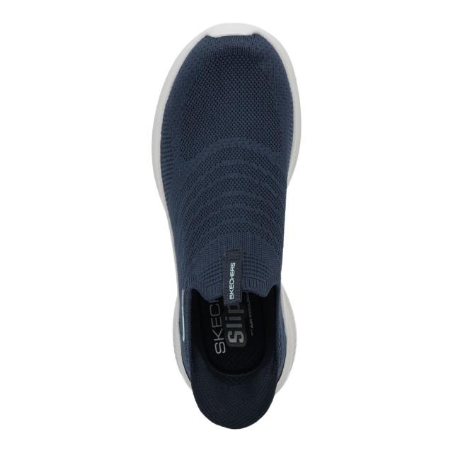 スケッチャーズ SKECHERS 233201 メンズ靴 靴 シューズ 2E スニーカー スリッポン ハンズフリー スリップインズ クッション性 ULTRA FLEX 4.0 ストレッチ ニット ローカットスニーカー 人気 ブランド ネイビー_5