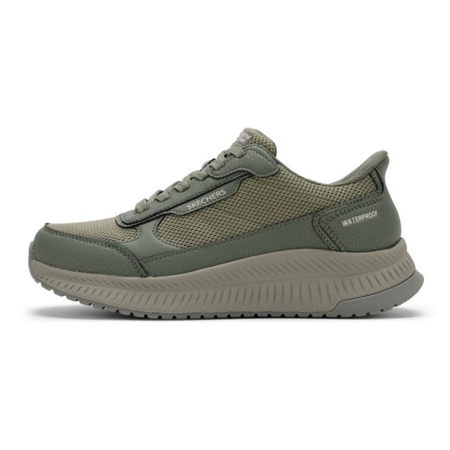 スケッチャーズ SKECHERS 118416 メンズ靴 靴 シューズ 2E スニーカー 軽量 クッション性 ハンズフリー スリップインズ 通気性 メッシュ BOBS SQUAD 4-CRUCIAL ローカットスニーカー 人気 ブランド オリーブ_1
