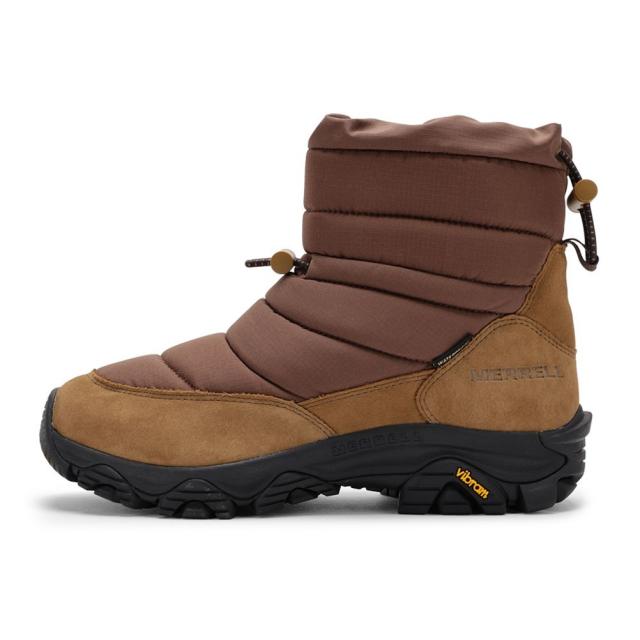 メレル MERRELL J5006769 メンズ靴 靴 シューズ 2E ダウンブーツ 防寒 防水 COLDPACK 3 ZERO THERMO TALL WATERPROOF コールドパック 3 ゼロ サーモ トール ウォータープルーフ 保温 透湿 撥水 軽量 ショートブーツ ウィンターブーツ ブラウン_1