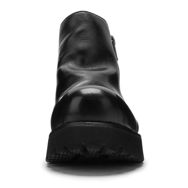 ラウディ RAUDi R-53202 メンズ靴 靴 シューズ E ブーツ サイド ゴア ゴム ショート 厚底 ファスナー ジッパー チャック ボリュームソール モード ブラック ラウディ RAUDi R-53202 メンズ靴 靴 シューズ E ブーツ サイド ゴア