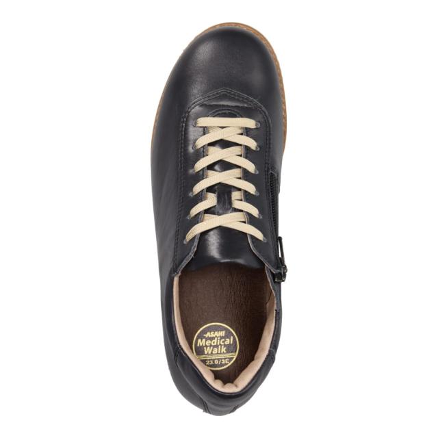 ローカットスニーカー レディース ウォーキングシューズ ファスナー