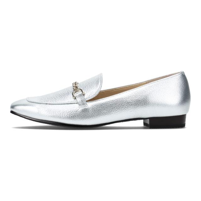 パンプス ローファー レディース靴 靴 シューズ 3E相当 本革 クッション性 低反発 歩きやすい ローヒール オフィス 仕事 通勤 シルバー フリーチ FREACH PS5604 パンプス ローファー レディース靴 靴 シューズ 3E相当 本革