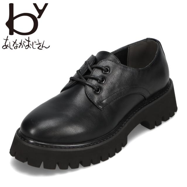 カジュアル レディース マニッシュ レースアップ シューズ おじ靴 軽量 厚底 ボリューム ソール シンプル 人気 ブラ ンド 8710505 あしながおじさん