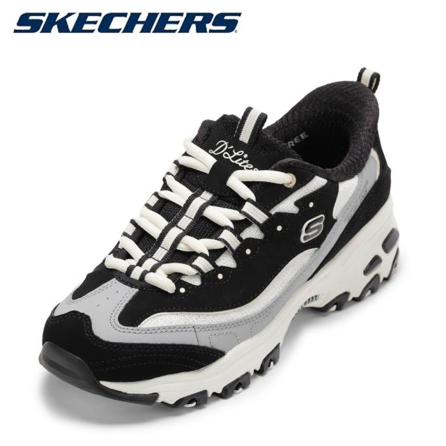 スケッチャーズ SKECHERS 150537 スニーカー スリップインズ ハンズフリー クッション性 DLITES - SMOOTH NOS メッシュ ニット レザー ローカットスニーカー 人気 ブランド ブラック