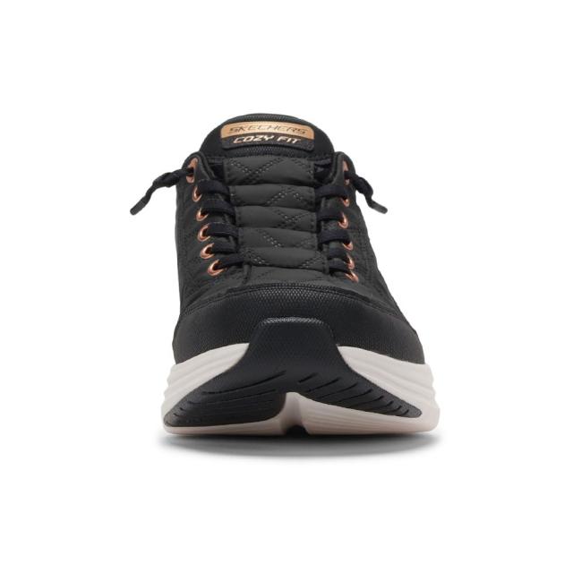 スケッチャーズ SKECHERS 150413 レディース靴 靴 シューズ 2E スニーカー ローカットスニーカー ハンズフリー スリップインズ クッション性 CONTOUR FOAM-GOLD ストレッチ キルティング 人気 ブランド ブラック×ゴールド_2