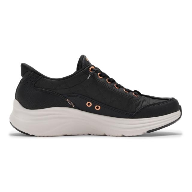 スケッチャーズ SKECHERS 150413 レディース靴 靴 シューズ 2E スニーカー ローカットスニーカー ハンズフリー スリップインズ クッション性 CONTOUR FOAM-GOLD ストレッチ キルティング 人気 ブランド ブラック×ゴールド_3