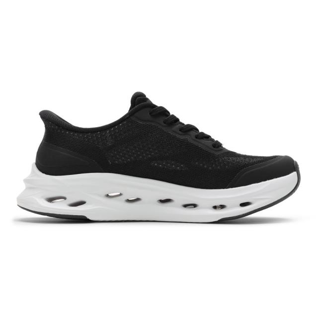 スケッチャーズ SKECHERS 129403 レディース靴 靴 シューズ 2E スニーカー ローカットスニーカー ハンズフリー スリップインズ 通気性 メッシュ クッション性 MAX CUSHIONING GLIDE 厚底 衝撃吸収 滑りにくい 防滑 人気 ブランド ブラック×ホワイト_3