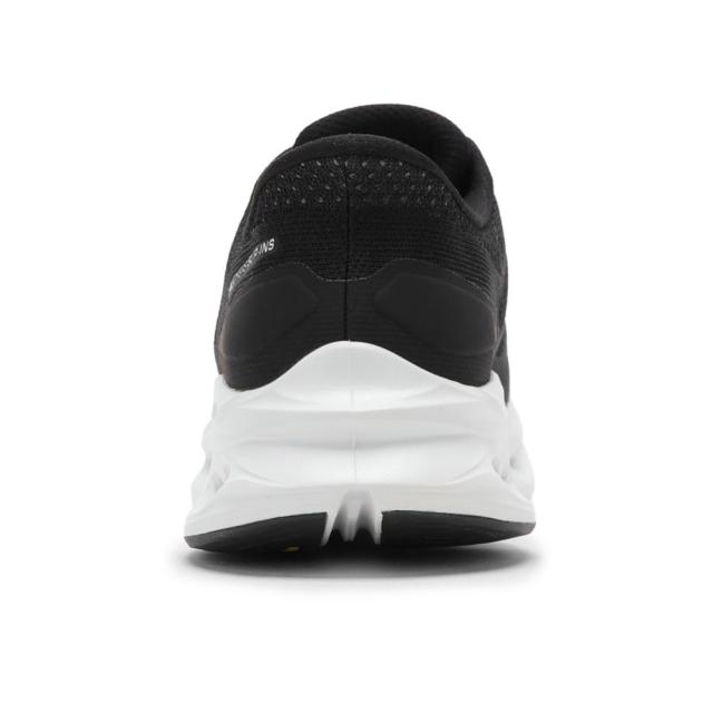 スケッチャーズ SKECHERS 129403 レディース靴 靴 シューズ 2E スニーカー ローカットスニーカー ハンズフリー スリップインズ 通気性 メッシュ クッション性 MAX CUSHIONING GLIDE 厚底 衝撃吸収 滑りにくい 防滑 人気 ブランド ブラック×ホワイト_4