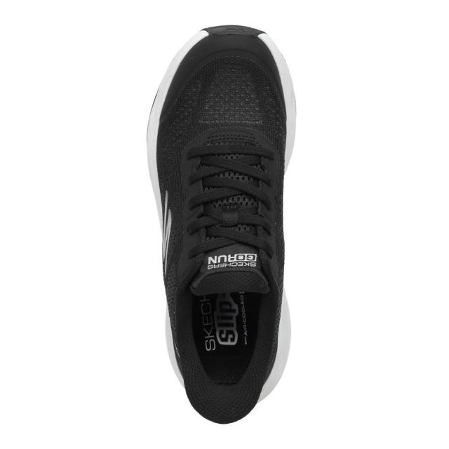 スケッチャーズ SKECHERS 129403 レディース靴 靴 シューズ 2E スニーカー ローカットスニーカー ハンズフリー スリップインズ 通気性 メッシュ クッション性 MAX CUSHIONING GLIDE 厚底 衝撃吸収 滑りにくい 防滑 人気 ブランド ブラック×ホワイト_5
