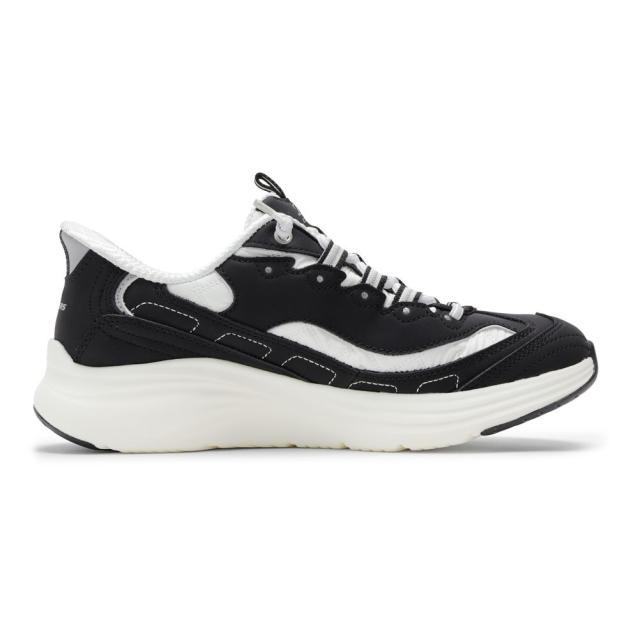 スケッチャーズ SKECHERS 150412 レディース靴 靴 シューズ 2E スニーカー ローカットスニーカー スリップインズ ハンズフリー 通気性 メッシュ クッション性 CONTOUR FOAM - SWE ストレッチ キルティング 人気 ブランド ブラック×ホワイト_3