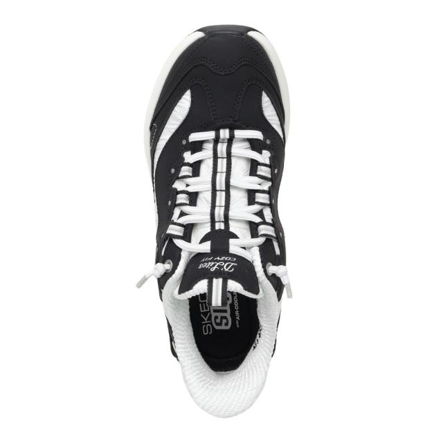 スケッチャーズ SKECHERS 150412 レディース靴 靴 シューズ 2E スニーカー ローカットスニーカー スリップインズ ハンズフリー 通気性 メッシュ クッション性 CONTOUR FOAM - SWE ストレッチ キルティング 人気 ブランド ブラック×ホワイト_5
