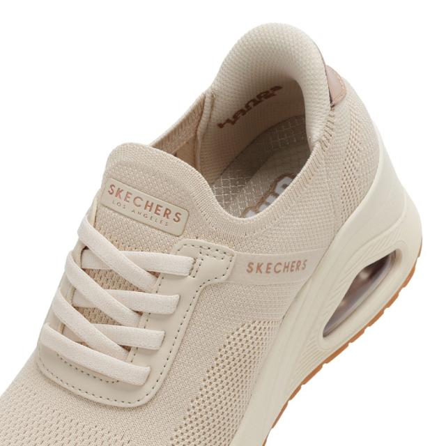 スケッチャーズ SKECHERS 177531 レディース靴 靴 シューズ 2E スニーカー ローカットスニーカー ハンズフリー スリップインズ ウェッジソール UNO WEDGE ストレッチ 厚底 ニット 人気 ブランド オフホワイト_7