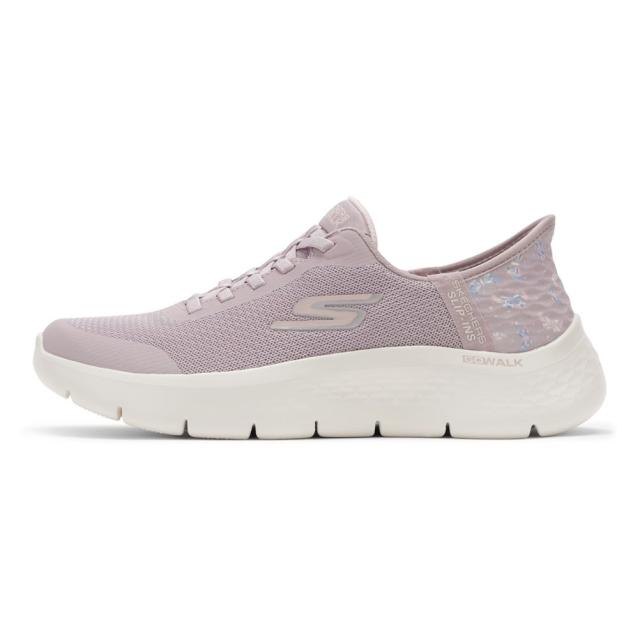 スケッチャーズ SKECHERS 124823 レディース靴 靴 シューズ 2E スニーカー 軽量 ハンズフリー スリップインズ クッション性 GOWALKFLEX-EVA SZ ストレッチ ローカットスニーカー 人気 ブランド ライトパープル_1