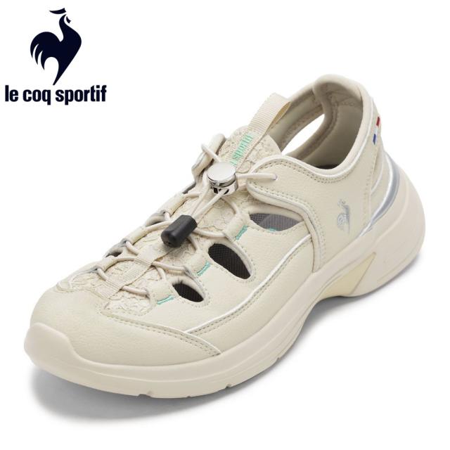 ルコックスポルティフ le coq sportif LU6SSN21LZ レディース靴 靴 シューズ 3E サンダル スポーツ アウトドア スポサン スニーカー 屈曲性 LCS ロレーヌ SS 消臭 低反発 ローカットスニーカー 人気 ブランド ベージュ